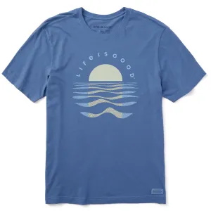 Men's Sundown Sea Short Sleeve Tee Life is Good