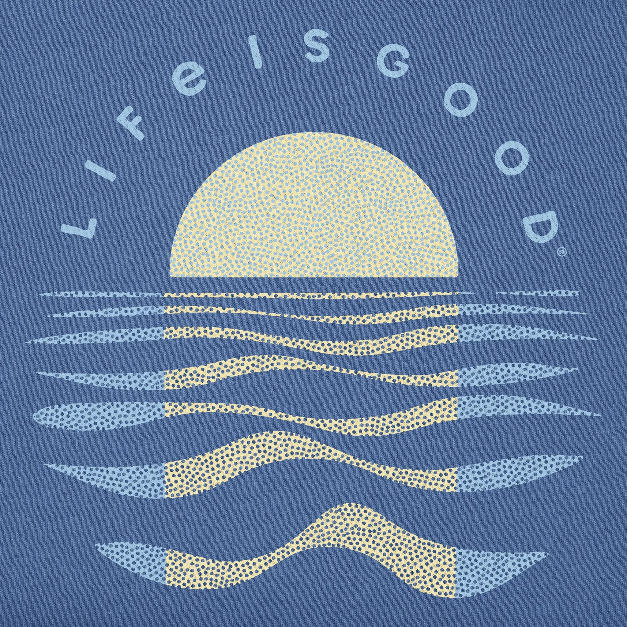 Men's Sundown Sea Short Sleeve Tee Life is Good