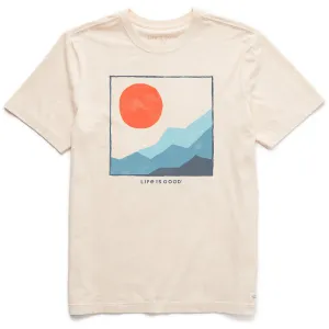 Men's Sunset on the Range Short Sleeve Crusher Tee Life is Good