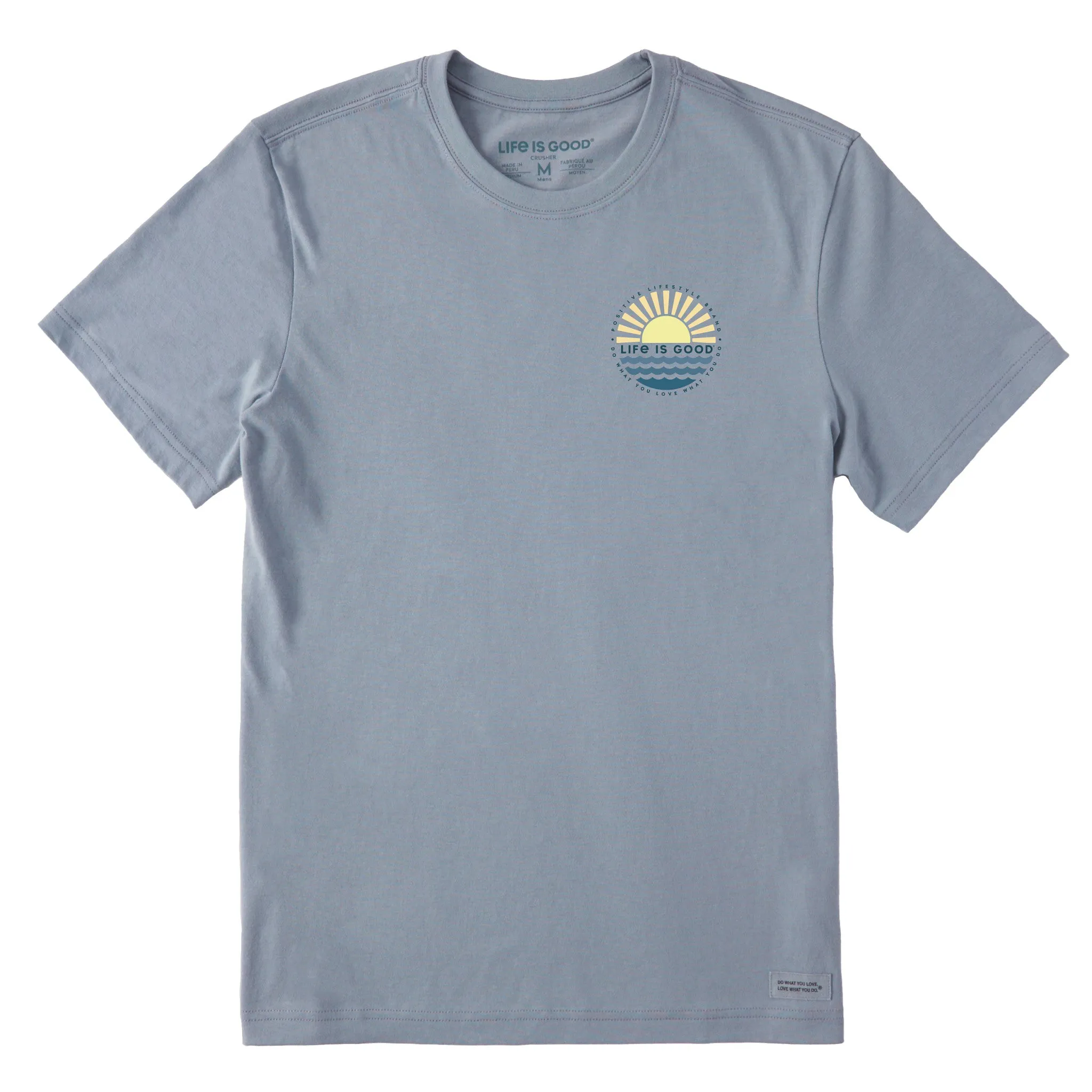 Men's Sunset on the Water Short Sleeve Crusher Tee Life is Good