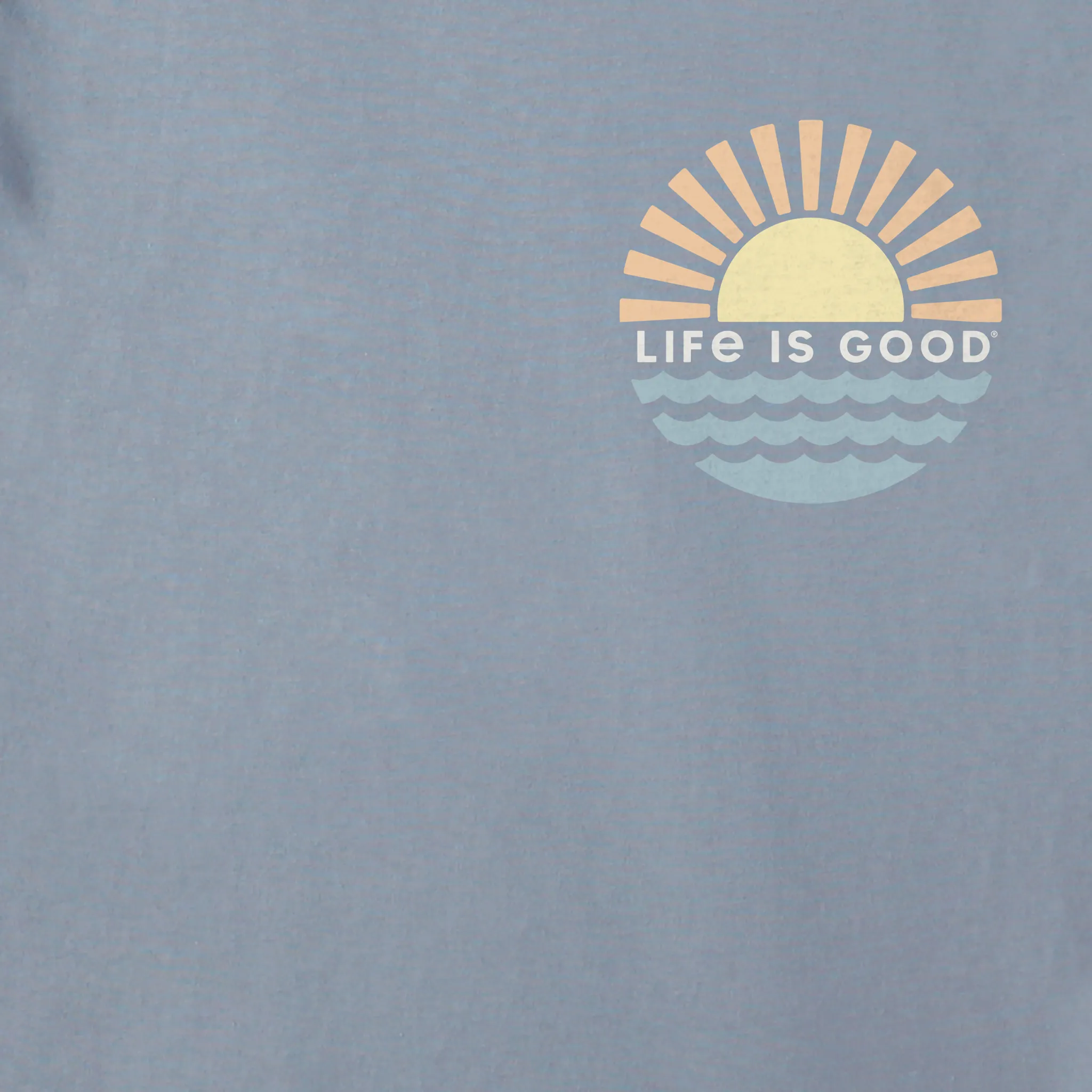 Men's Sunset over the Water Short Sleeve Crusher-LITE Slim Fit Tee Life is Good