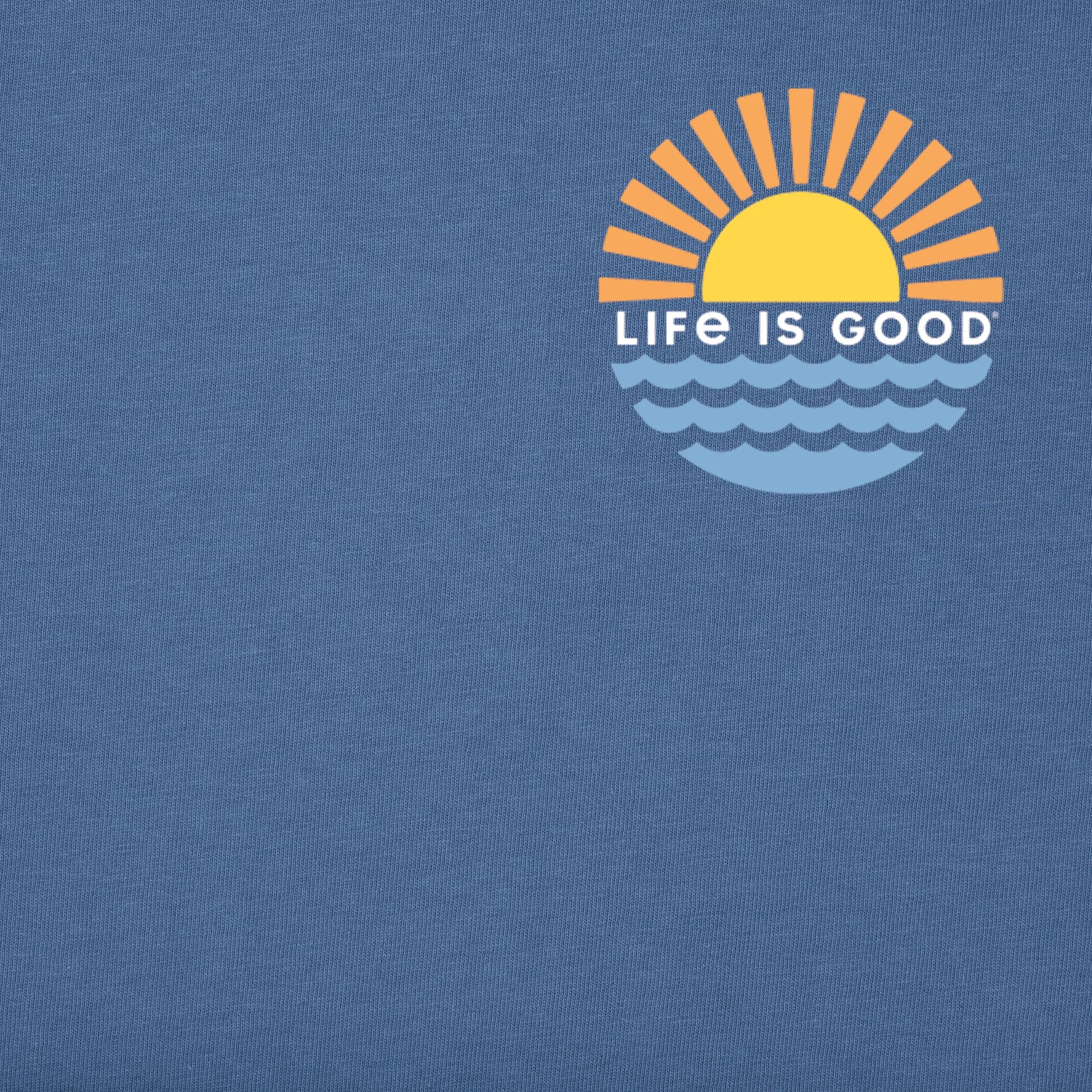 Men's Sunset over the Water Short Sleeve Tee Life is Good