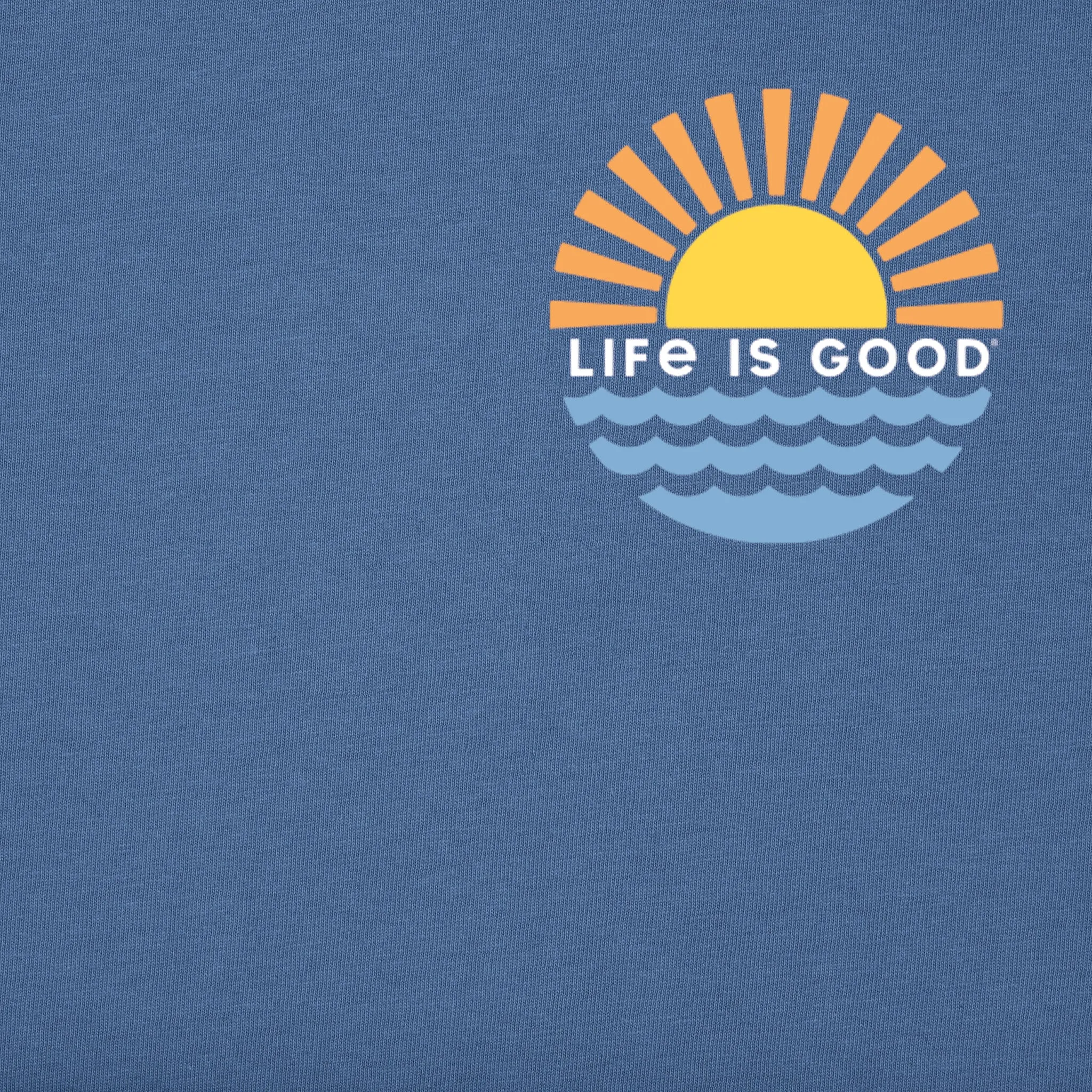 Men's Sunset over the Water Short Sleeve Tee Life is Good