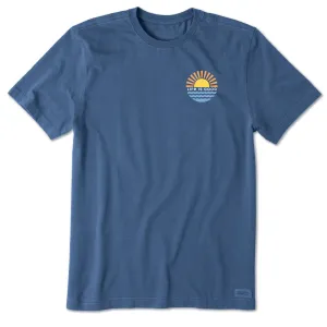 Men's Sunset over the Water Short Sleeve Tee Life is Good