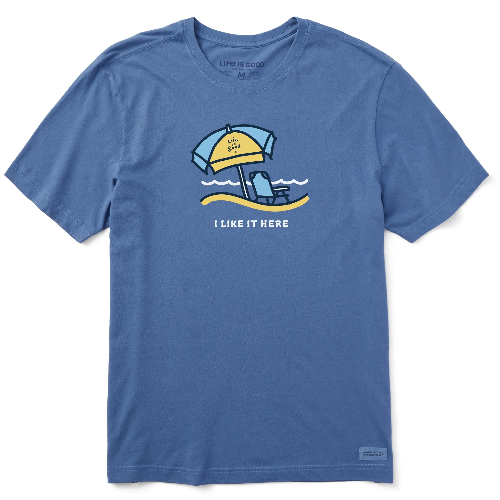 Men's Surfside Umbrella Like it Here Short Sleeve Tee Life is Good