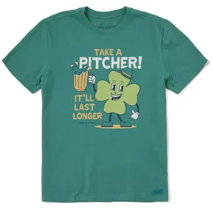 Men's Take a Pitcher Short Sleeve Crusher Tee Life is Good