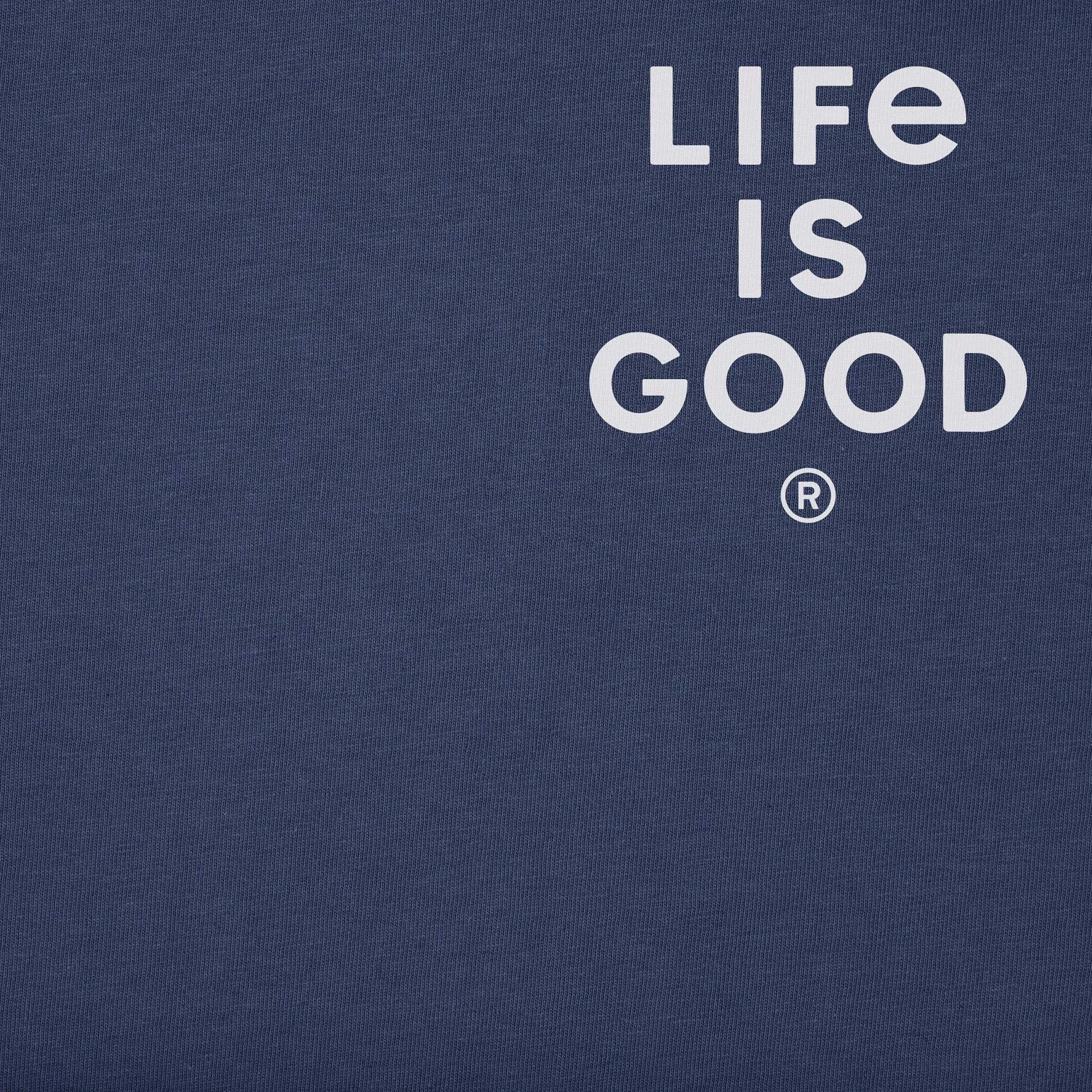 Men's The Club Scene Landscape Short Sleeve Tee Life is Good