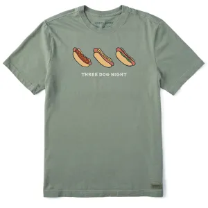 Men's Three Dog Night Short Sleeve Tee Life is Good