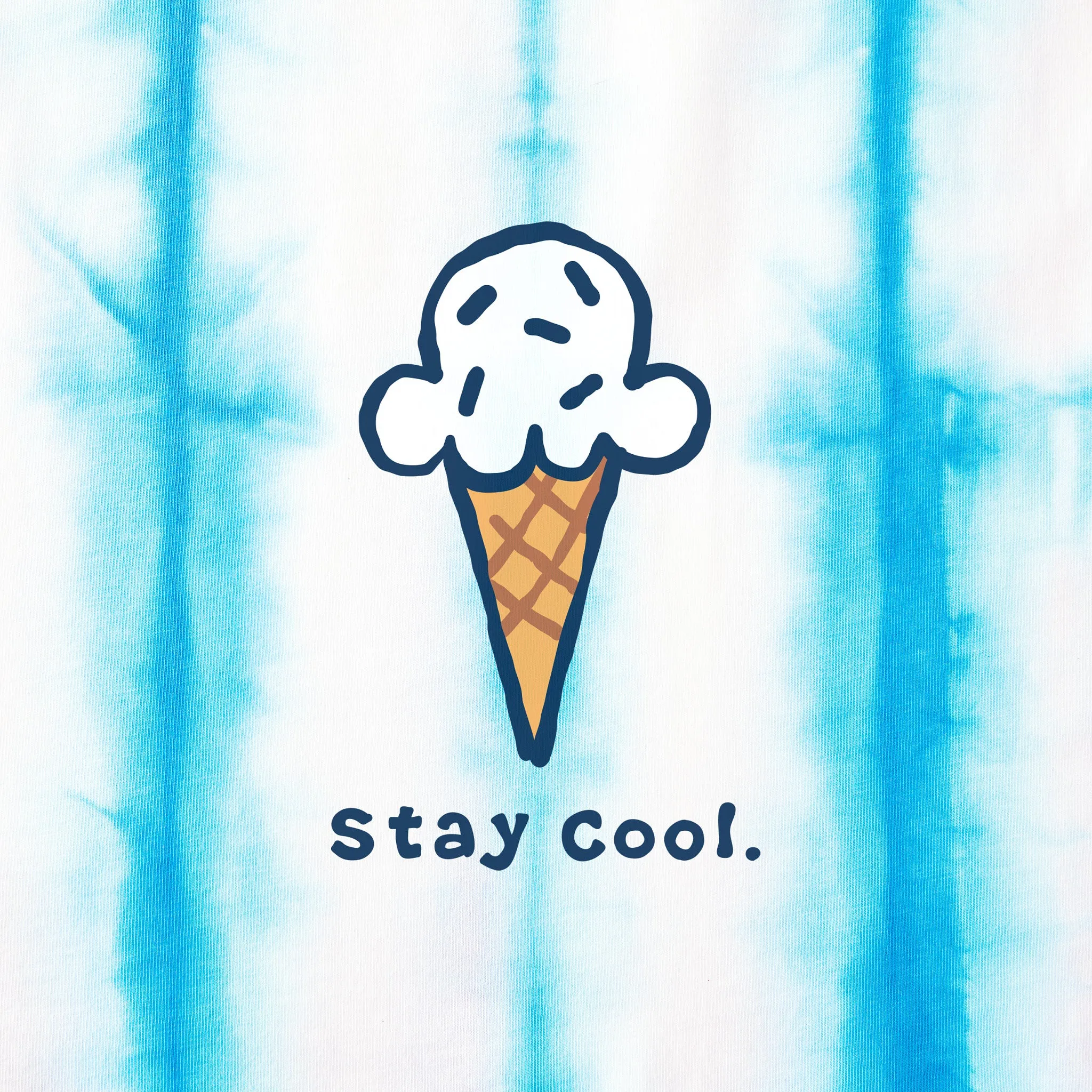 Men's Tie Dye Stay Cool Cone Short Sleeve Crusher Tee Life is Good