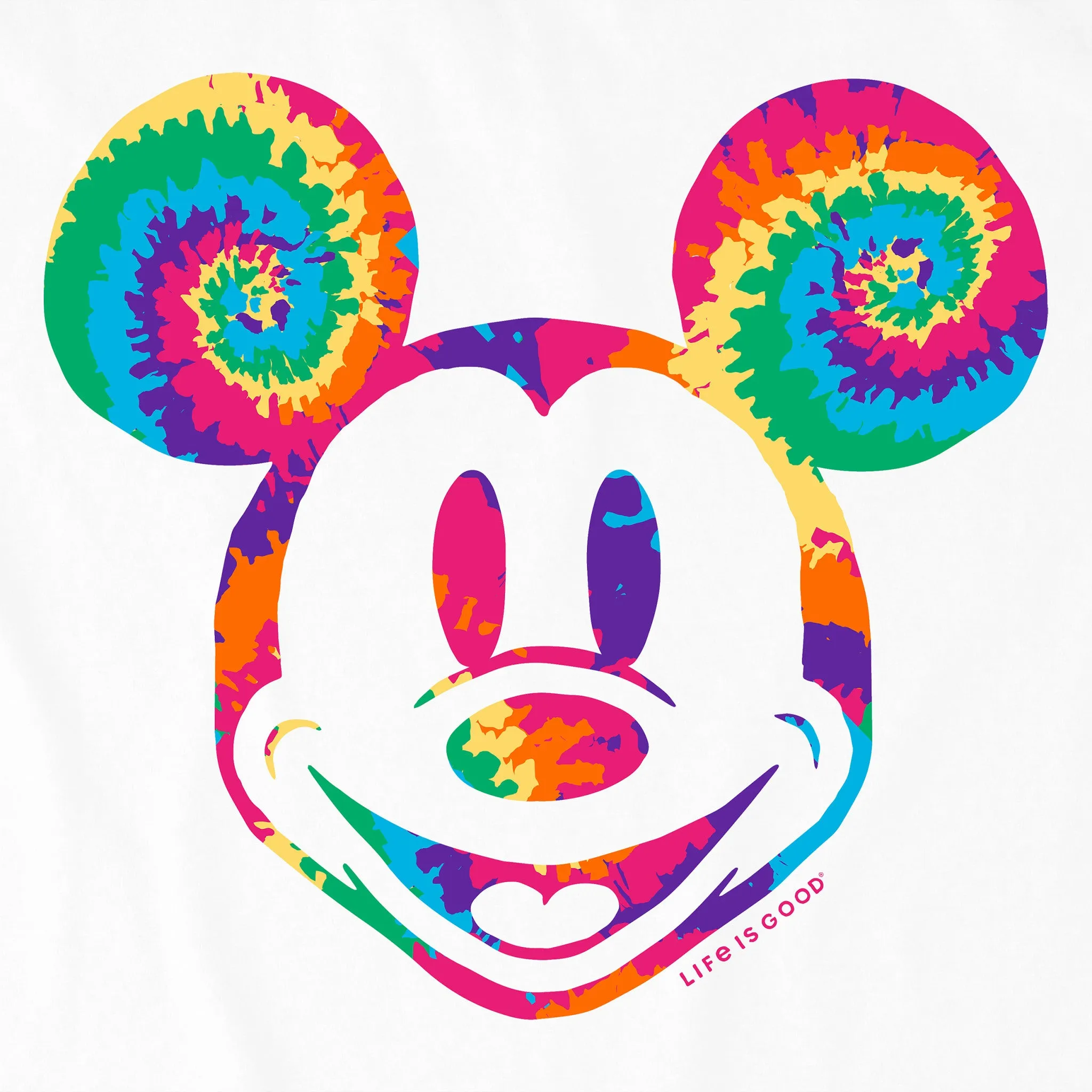 Men's Tie Dye Willie Short Sleeve Tee Life is Good