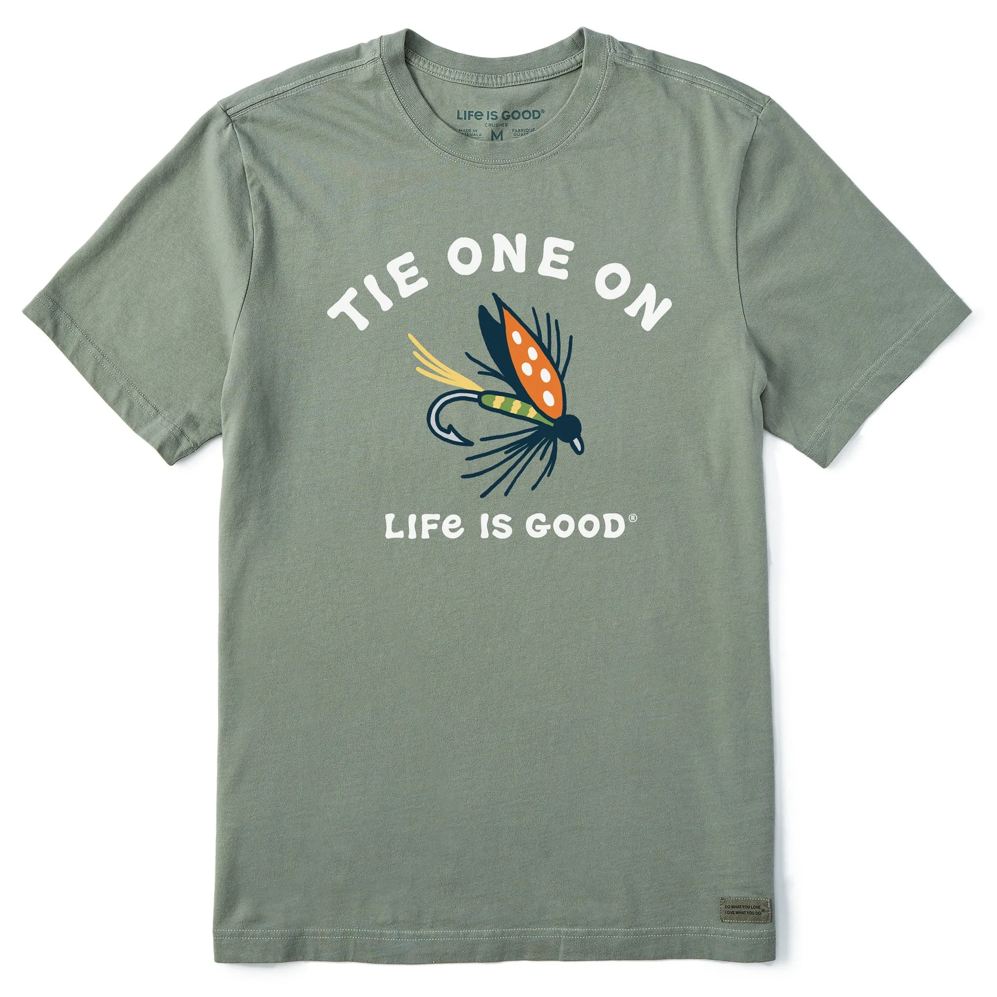 Men's Tie One On Short Sleeve Crusher Tee Life is Good