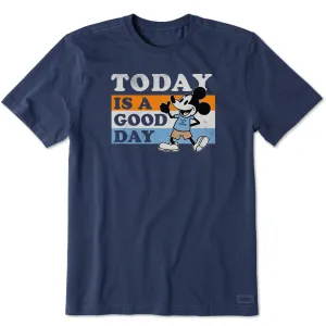 Men's Today is a Good Day Will Stripes Short Sleeve Tee Life is Good