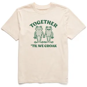Men's Together 'Til We Croak Frogs Short Sleeve Crusher Tee Life is Good