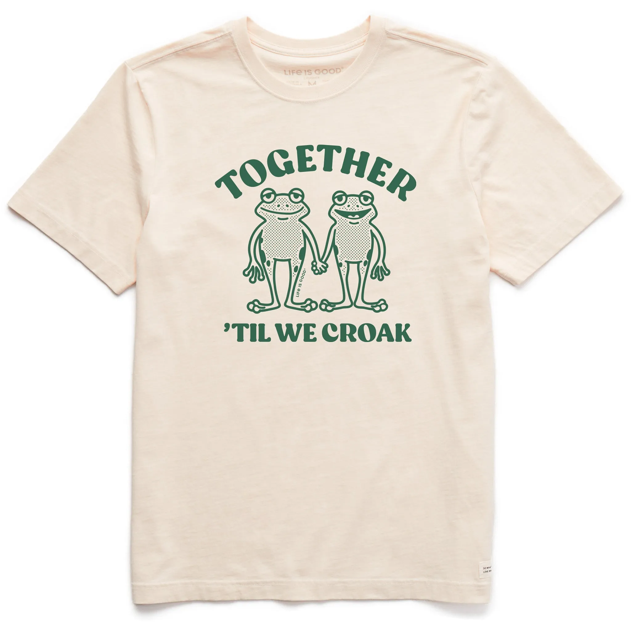 Men's Together 'Til We Croak Frogs Short Sleeve Crusher Tee Life is Good