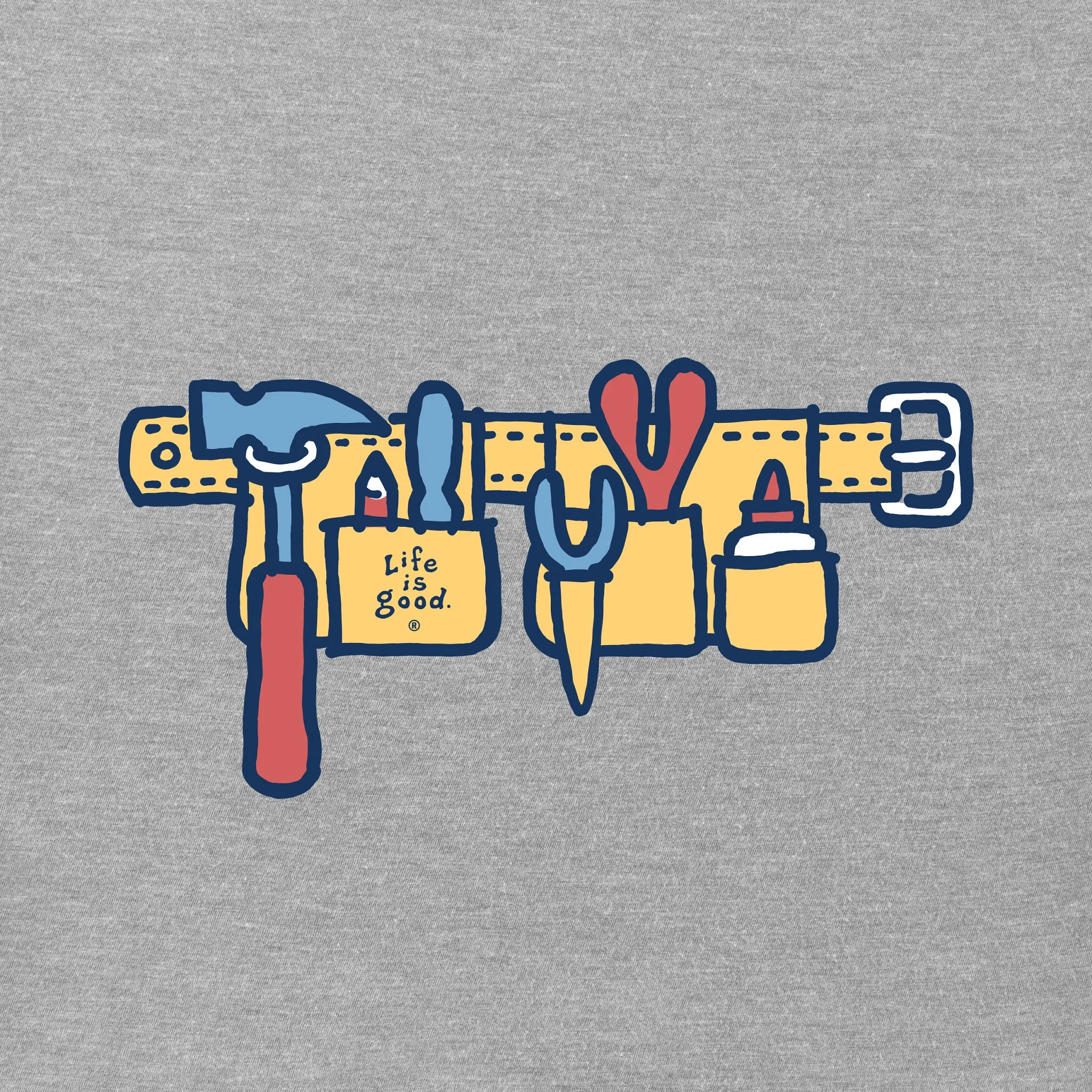 Men's Tool Belt Short Sleeve Tee Life is Good