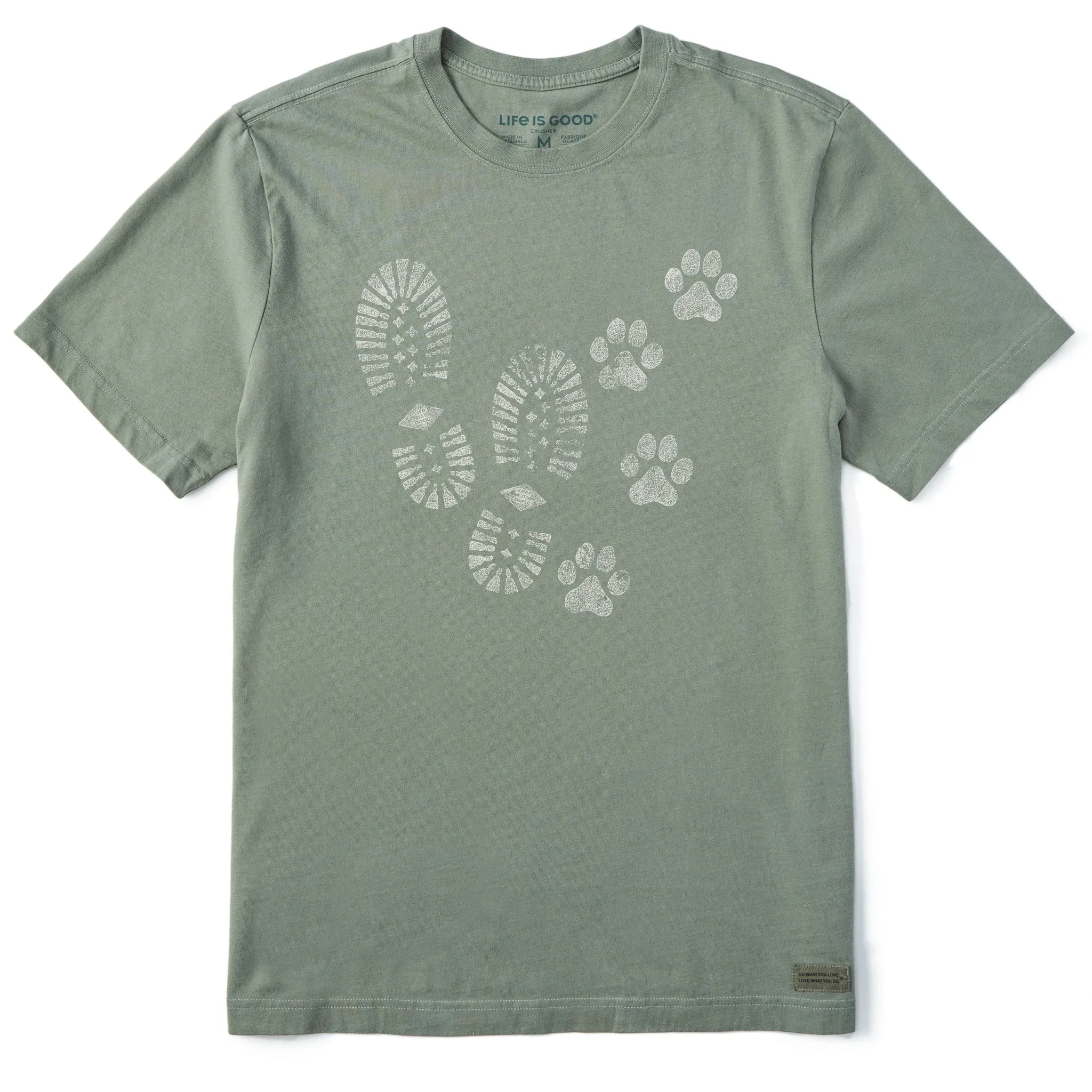 Men's Trails & Tails Short Sleeve Crusher Tee Life is Good