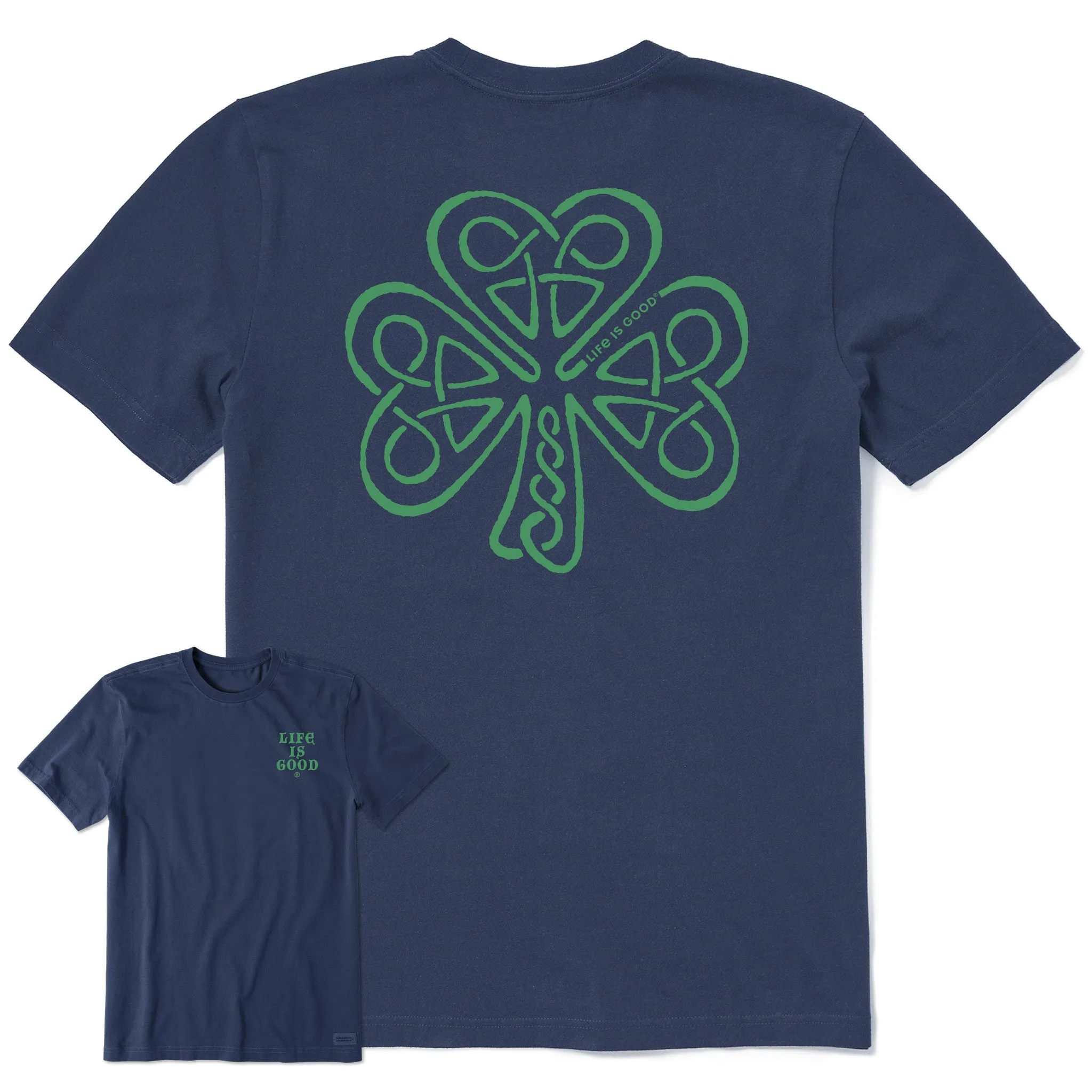 Men's Tribal Loop Shamrock Short Sleeve Crusher Tee Life is Good