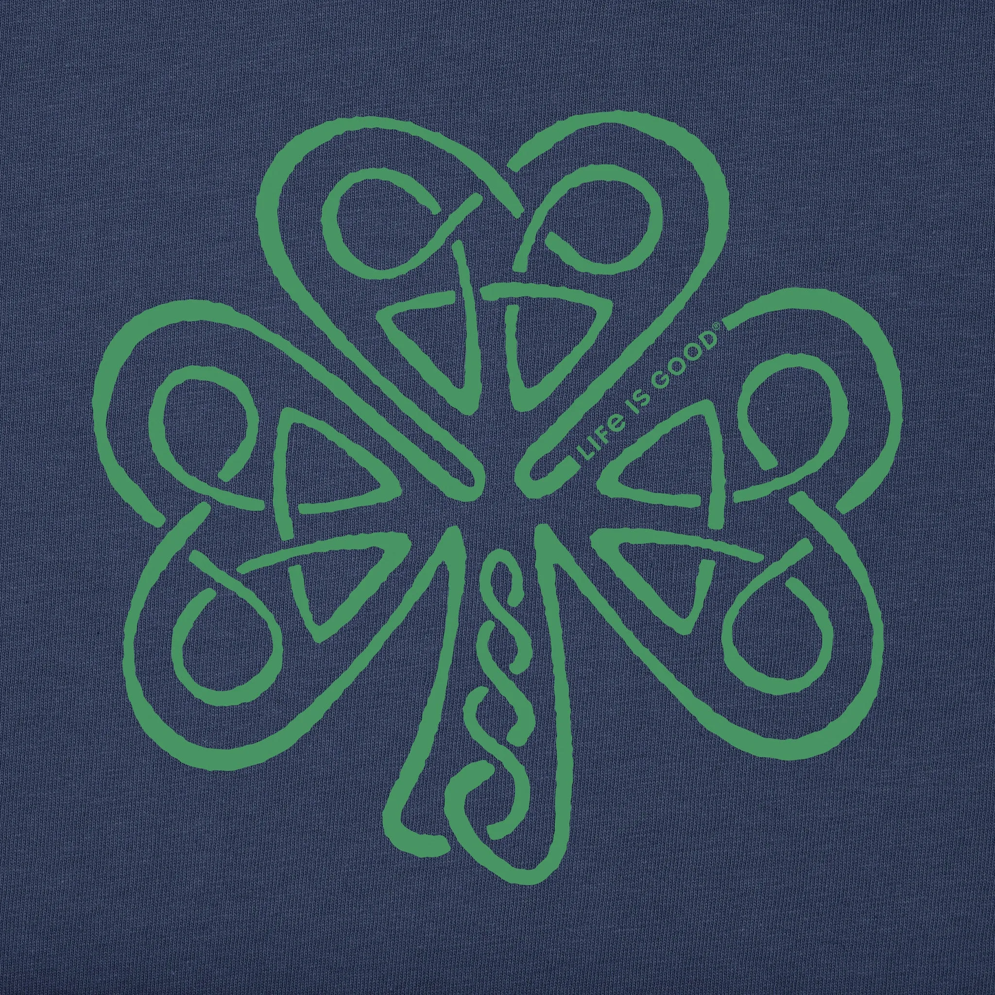 Men's Tribal Loop Shamrock Short Sleeve Crusher Tee Life is Good