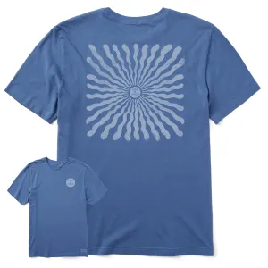Men's Trippy Starburst Short Sleeve Tee Life is Good