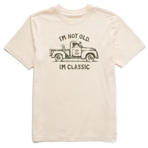 Men's Trusty Pickup and Dog Short Sleeve Crusher Tee Life is Good
