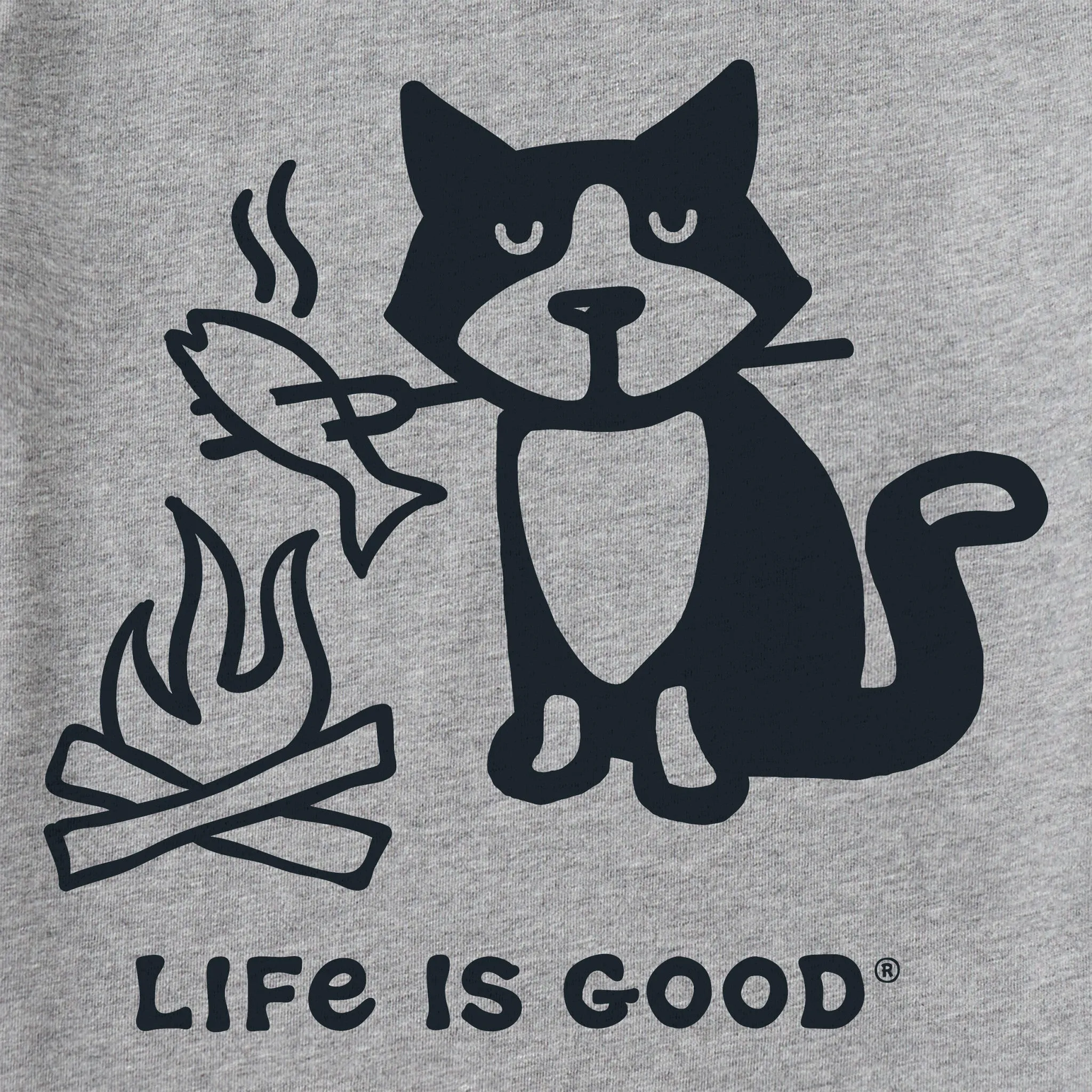 Men's Tux Campfire Short Sleeve Tee Life is Good