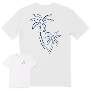 Men's Two Simple Palms Short Sleeve Crusher Tee Life is Good