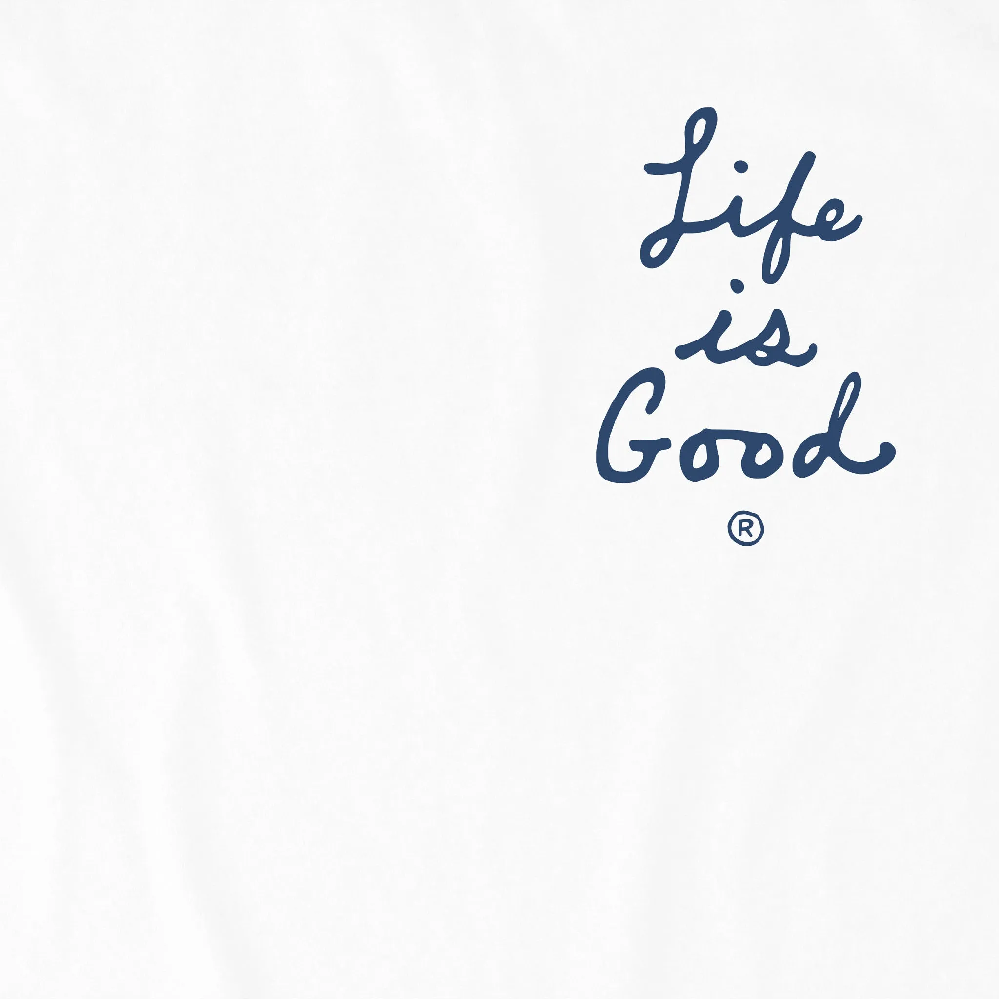 Men's Two Simple Palms Short Sleeve Crusher Tee Life is Good