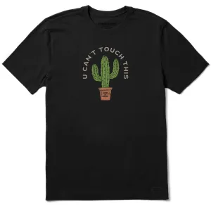 Men's U Can't Touch This Cactus Short Sleeve Crusher Tee Life is Good