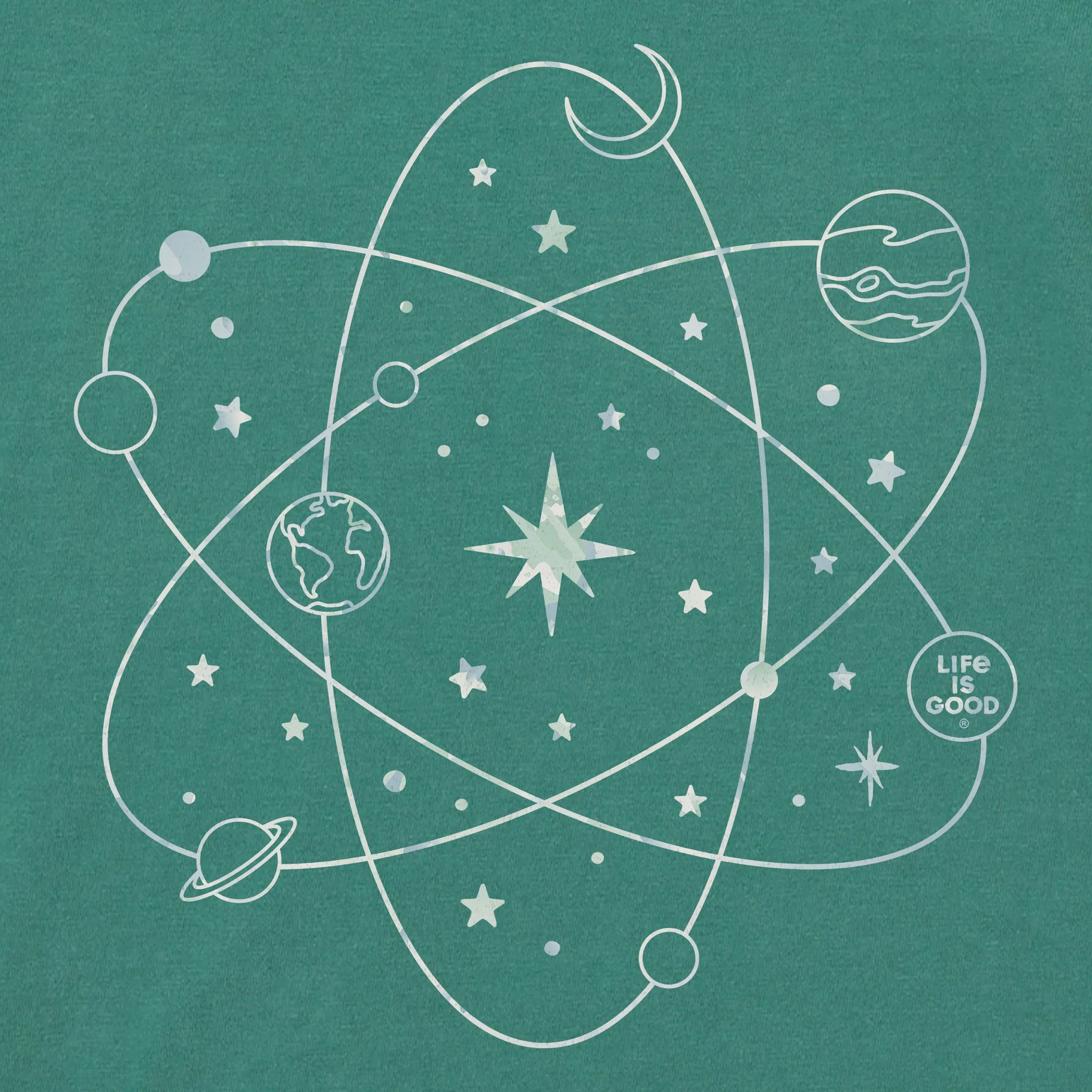 Men's Universal Orbit Short Sleeve Tee Life is Good