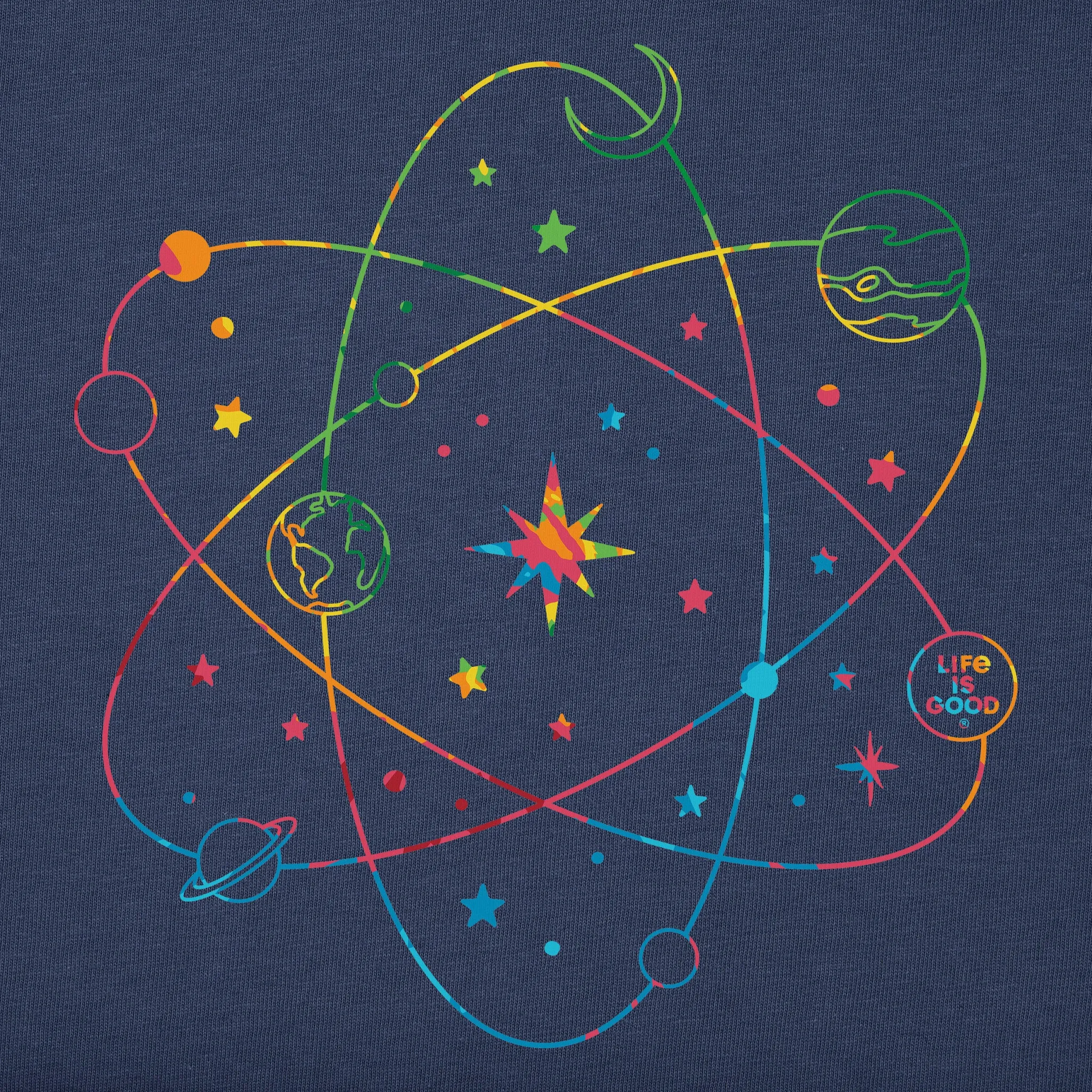 Men's Universal Orbit Short Sleeve Tee Life is Good