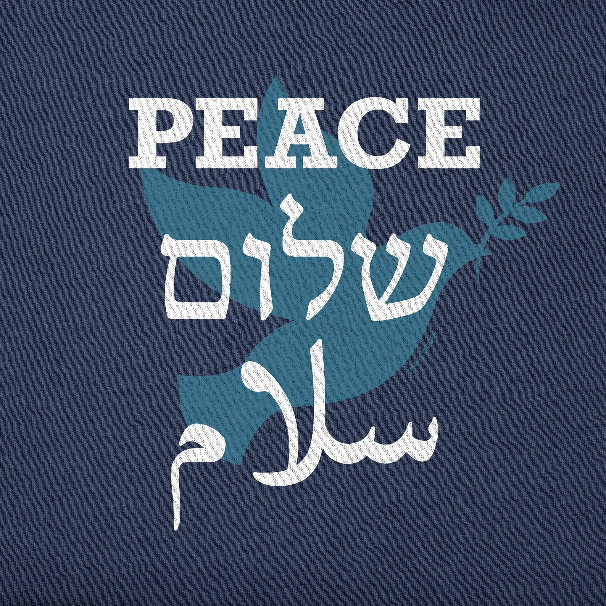 Men's Universal Peace Short Sleeve Crusher Tee Life is Good
