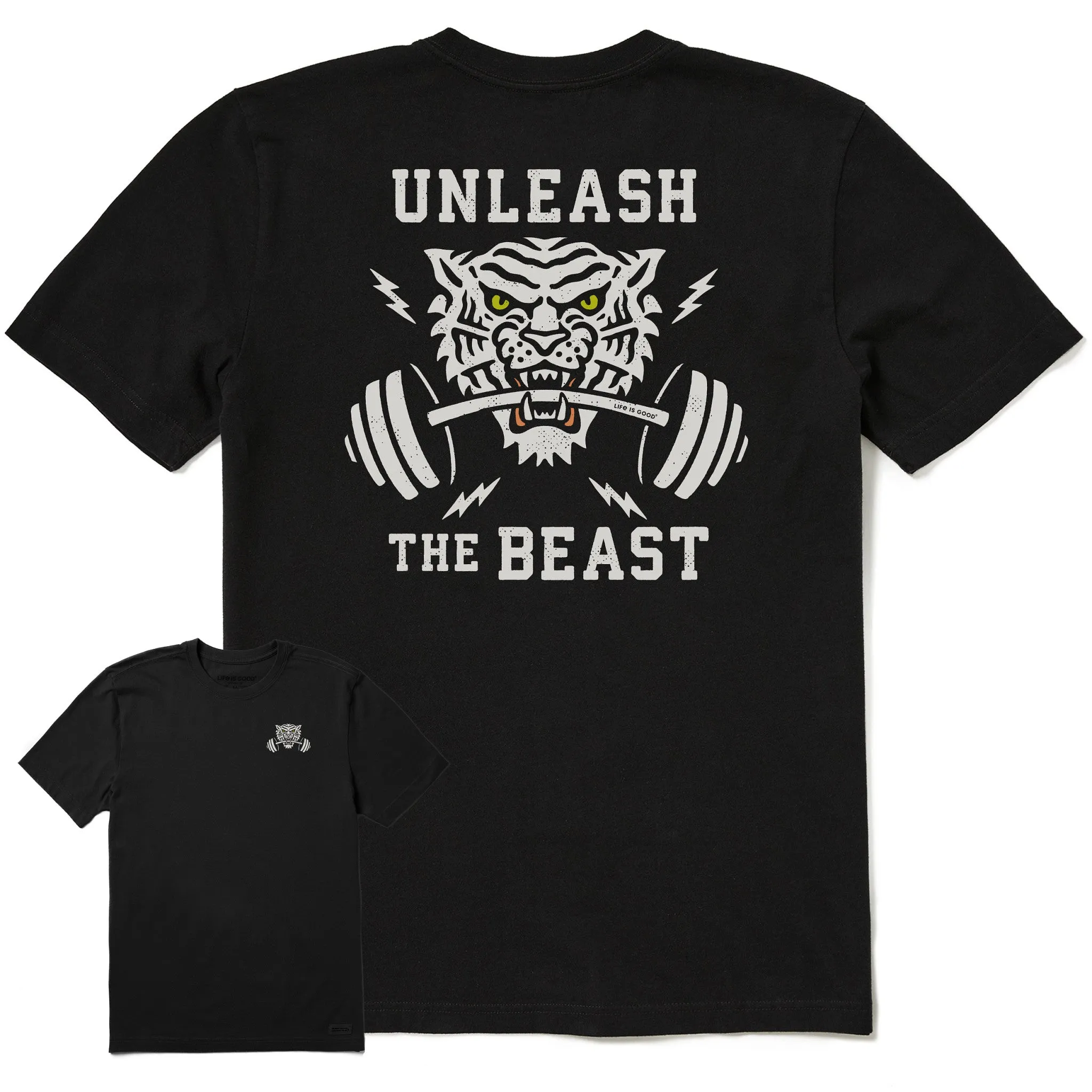 Men's Unleash the Beast Short Sleeve Crusher Tee Life is Good