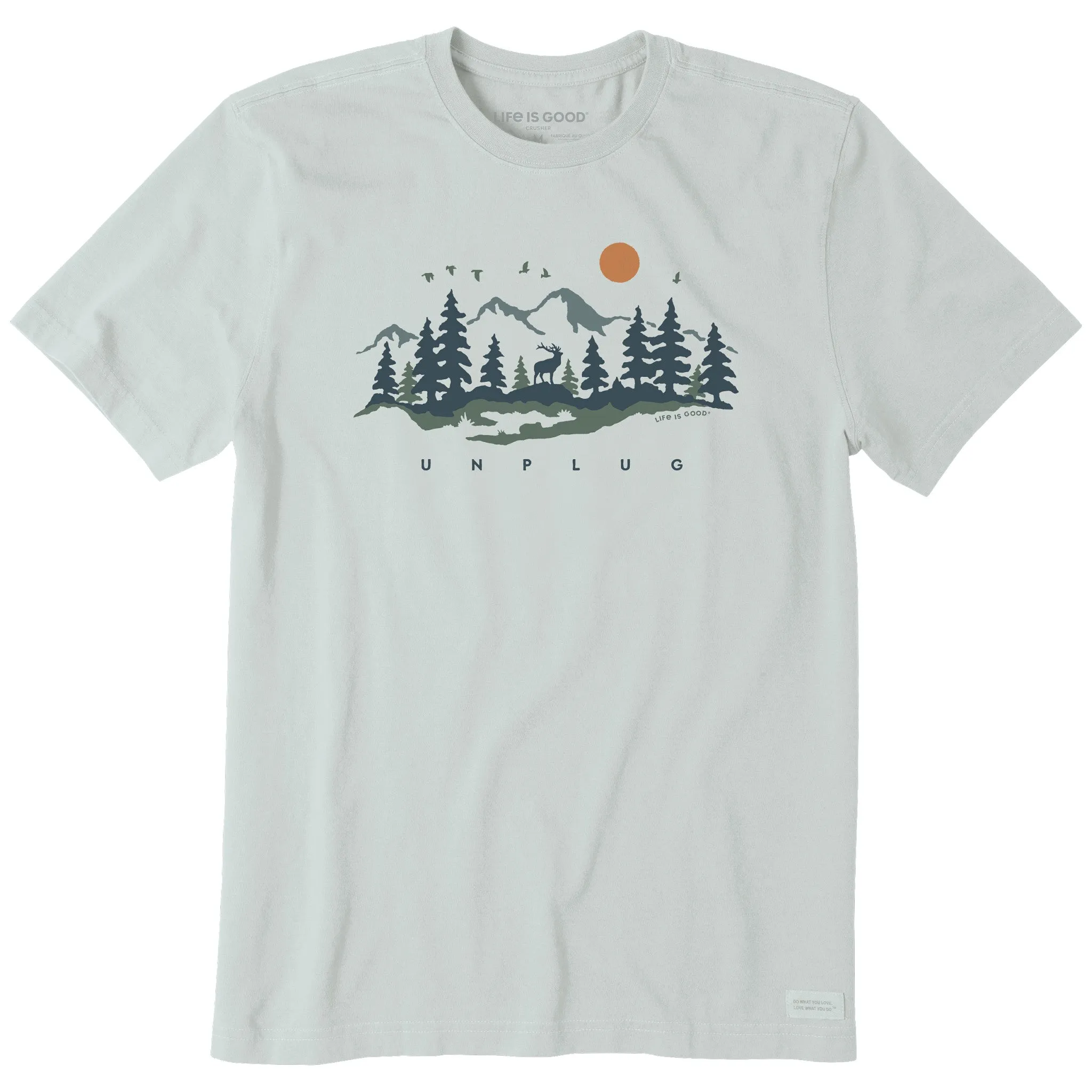 Men's Unplug in the Outdoors Short Sleeve Tee Life is Good