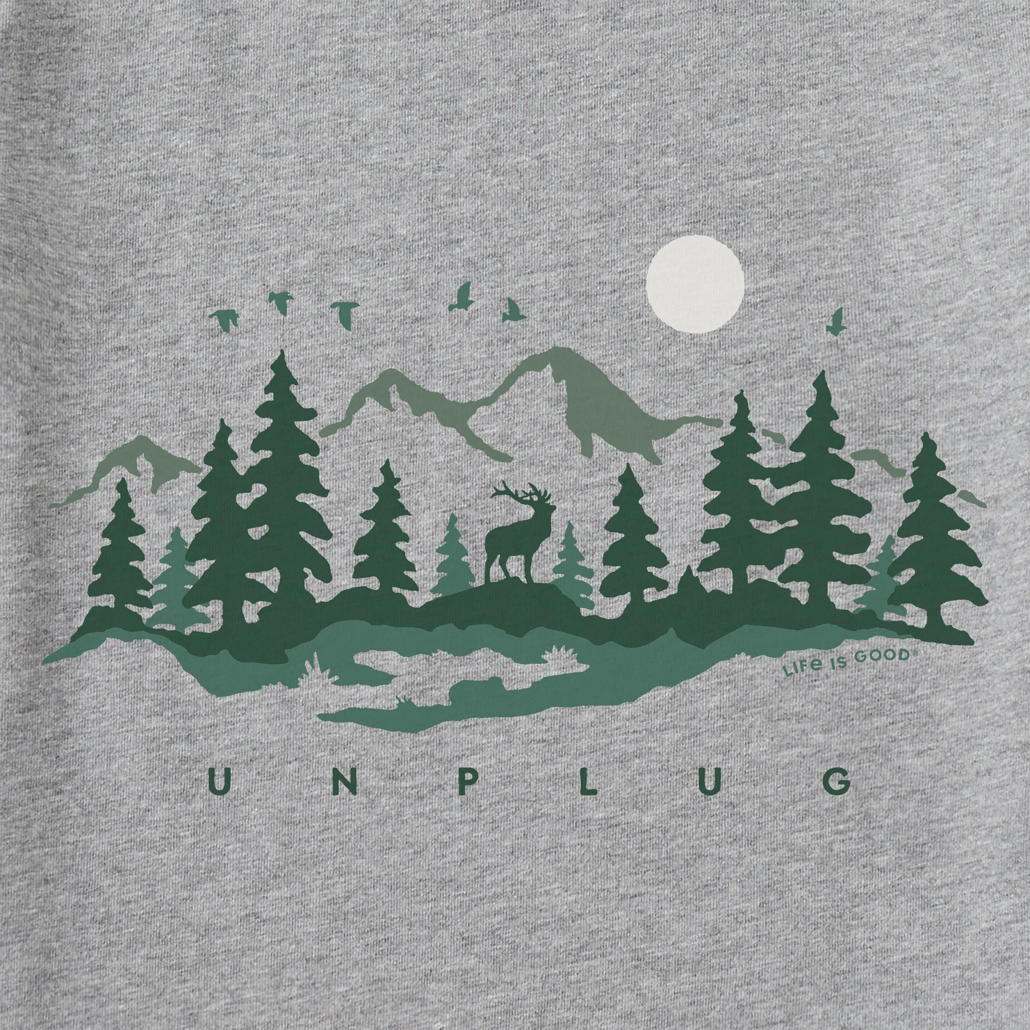 Men's Unplug in the Outdoors Short Sleeve Tee Life is Good