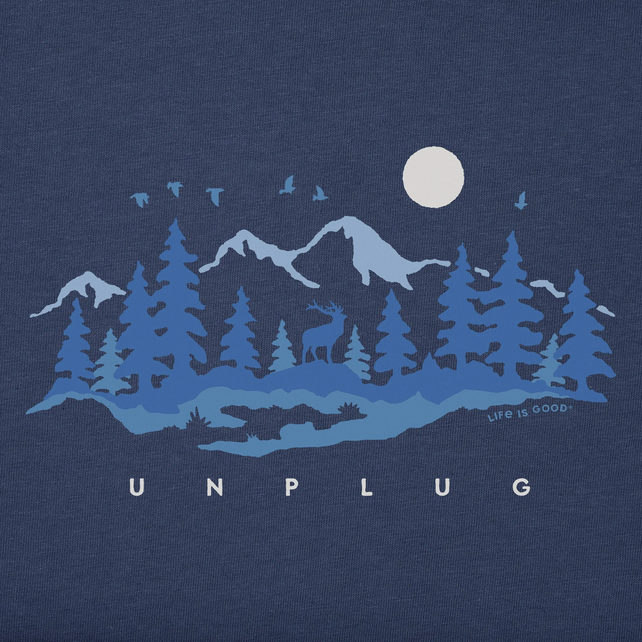 Men's Unplug in the Outdoors Short Sleeve Tee Life is Good