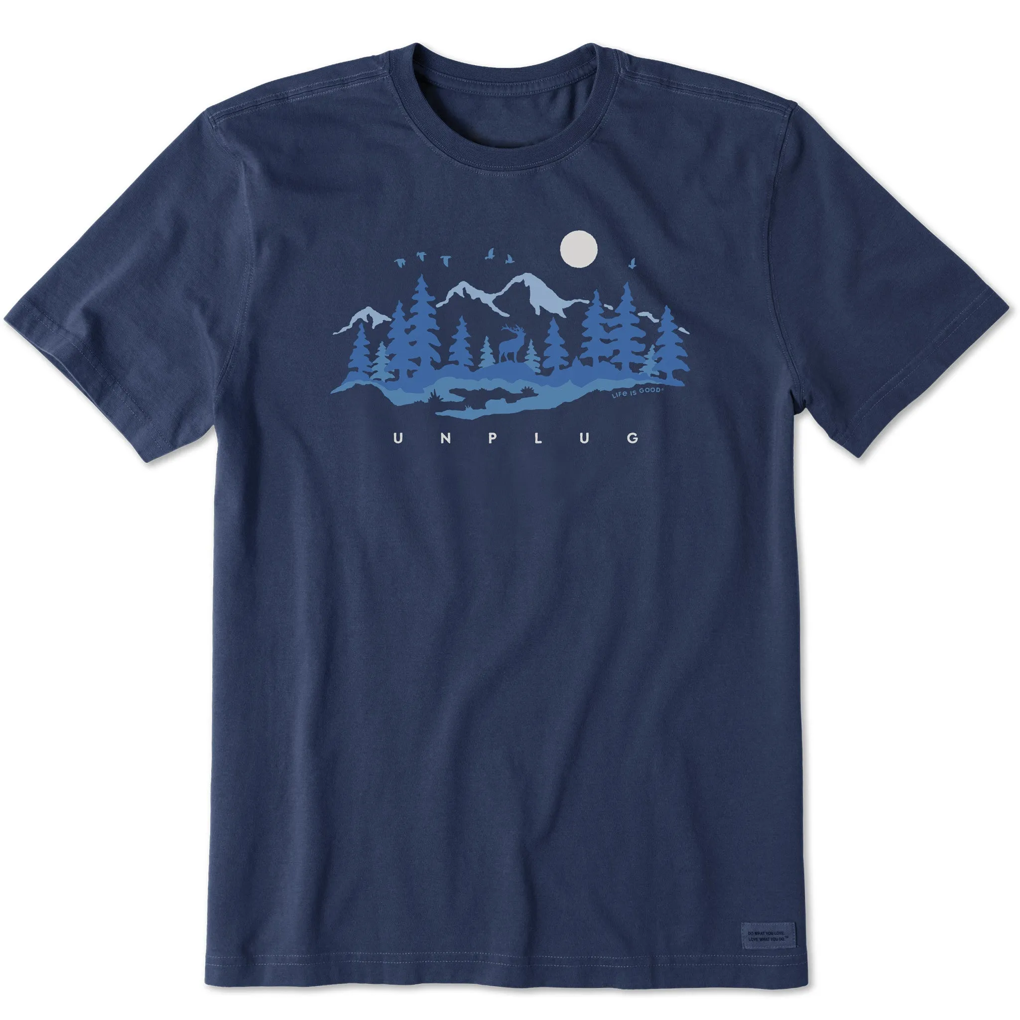Men's Unplug in the Outdoors Short Sleeve Tee Life is Good