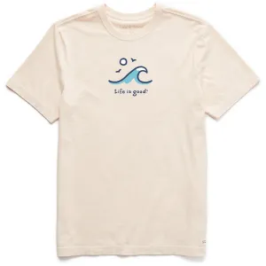 Men's Wave Curl Short Sleeve Tee Life is Good