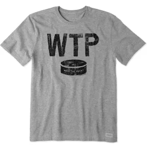 Men's What The Puck Short Sleeve Crusher Tee Life is Good