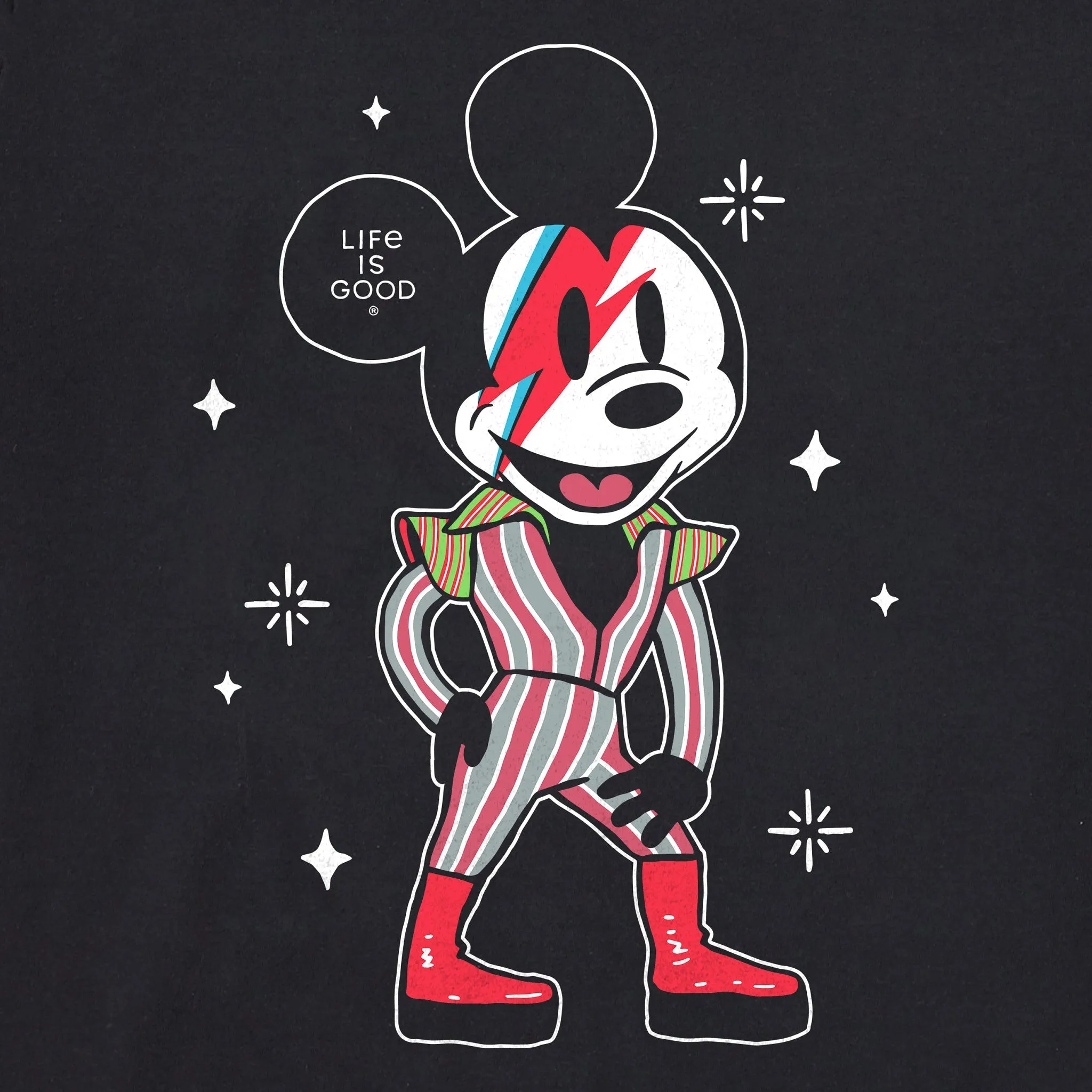Men's Willie Stardust Short Sleeve Crusher Tee Life is Good