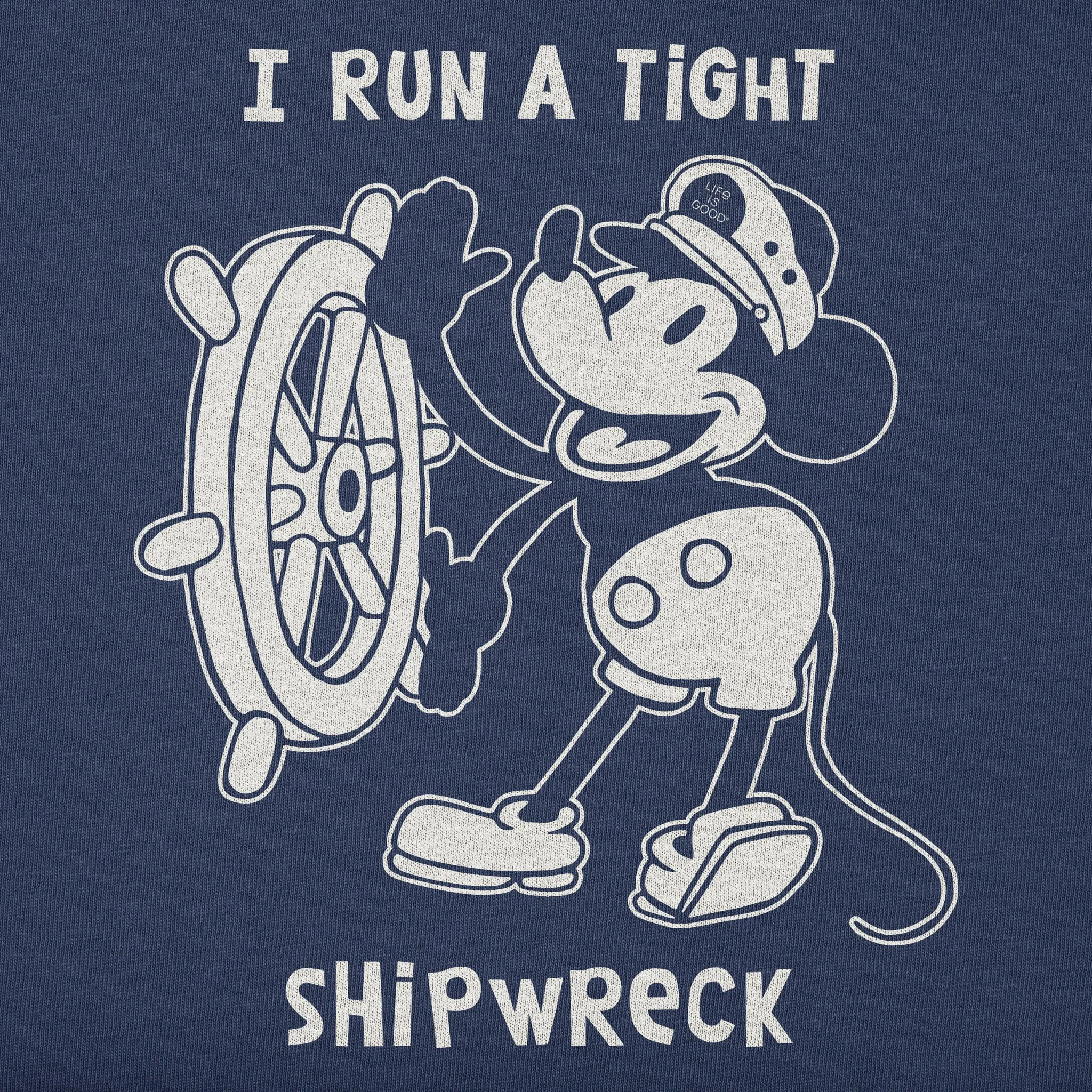 Men's Willie Tight Shipwreck Short Sleeve Tee Life is Good