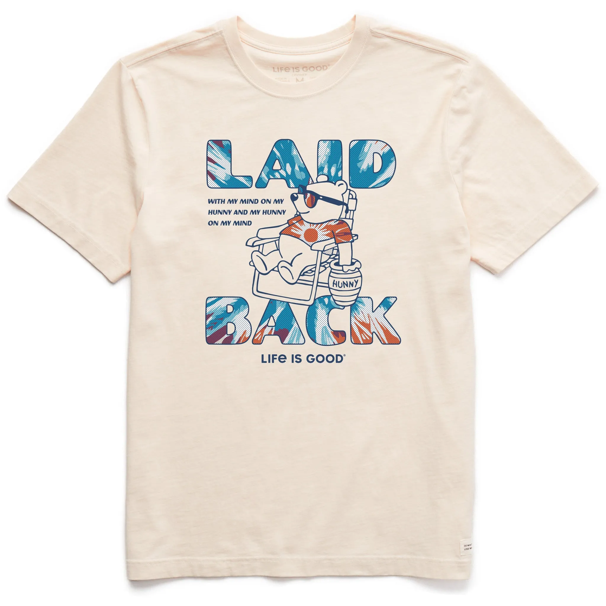 Men's Winnie Hunny On My Mind Tie dye Short Sleeve Crusher Tee Life is Good