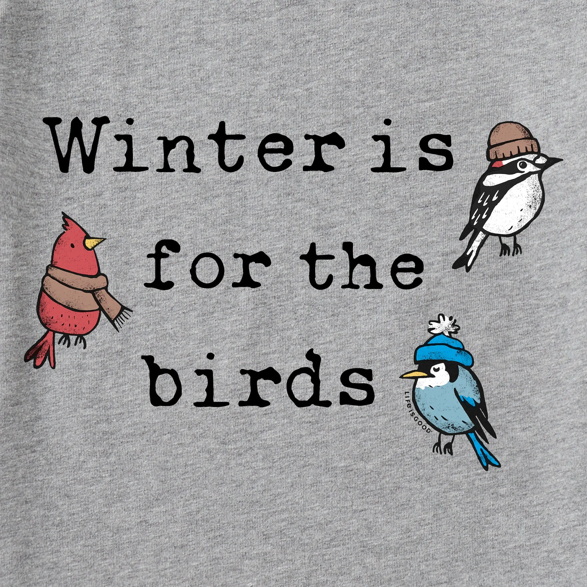Men's Winter is for the Birds Stack Long Sleeve Crusher Tee Life is Good