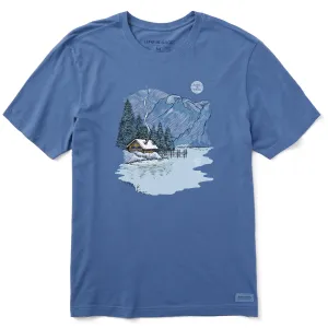 Men's Winter View Short Sleeve Crusher Tee Life is Good