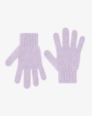 Merino Wool Gloves - Soft Lavender