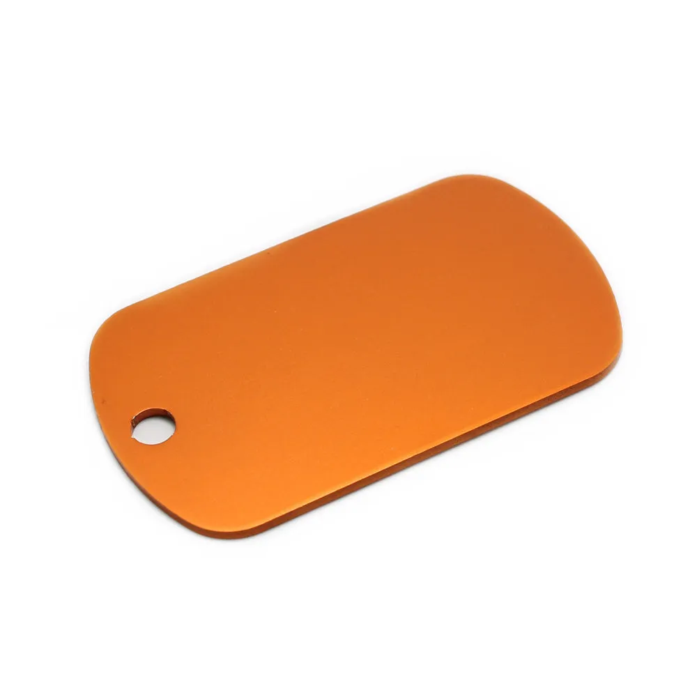 METAL DOG TAGS WITH LASER ENGRAVING, PAIR Silvermans