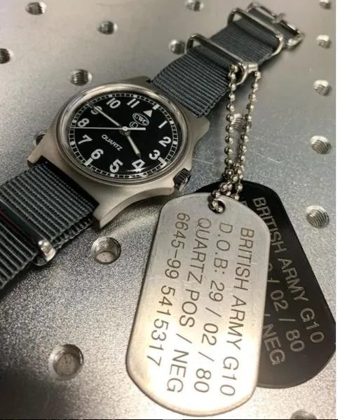 METAL DOG TAGS WITH LASER ENGRAVING, PAIR Silvermans