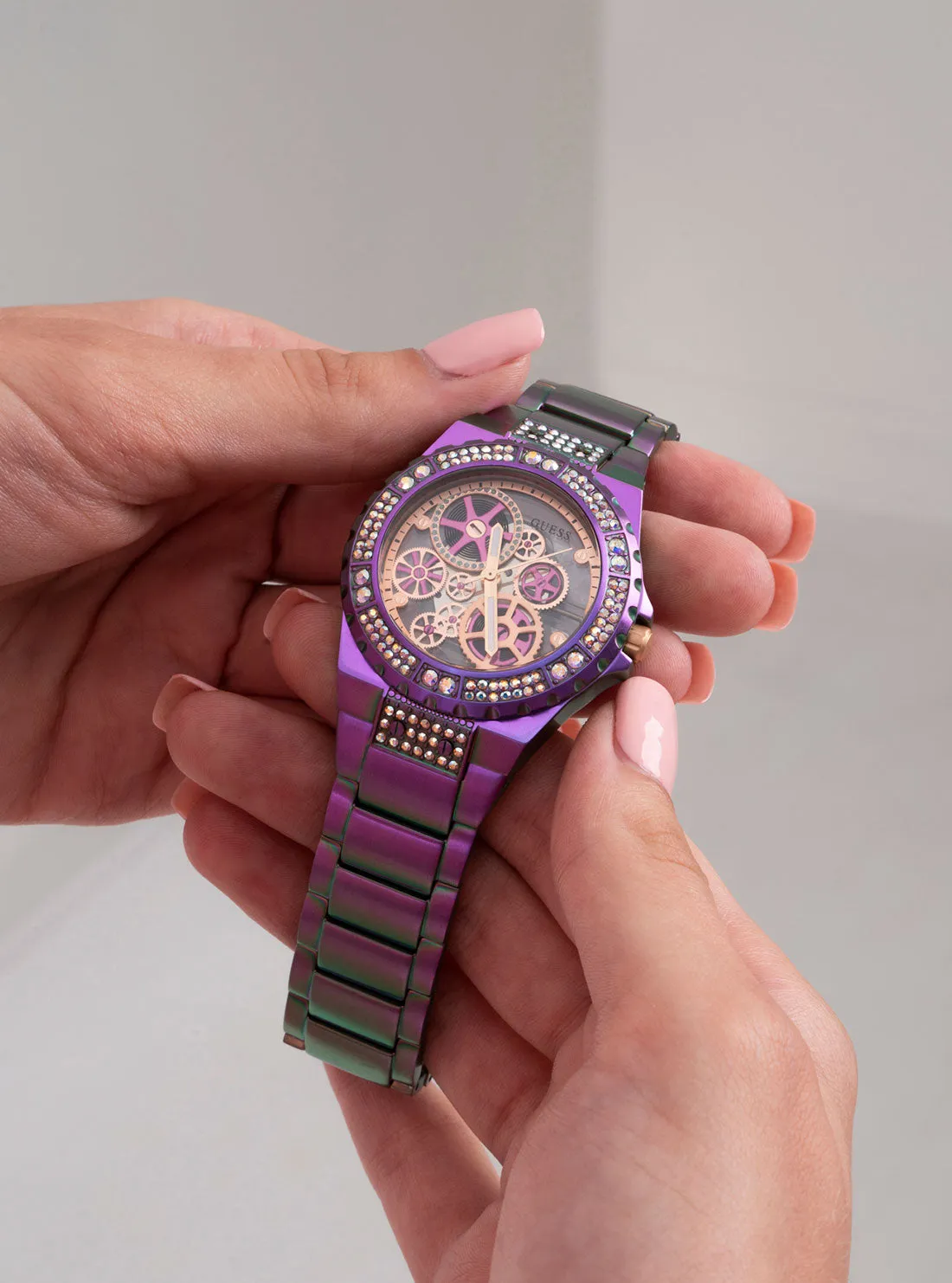 Multi Iridescent Reveal Watch Guess