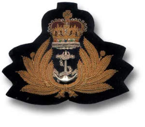 NAVAL OFFICER CAP BADGE Silvermans