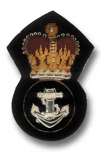 NAVAL PETTY OFFICERS CAP BADGE Silvermans