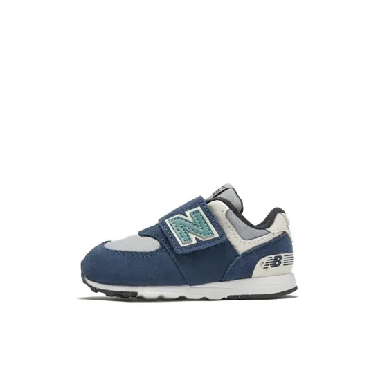 NEW BALANCE KID'S 574 BLUE/GREY SHOES